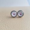 Ohrstecker,  Island mit Herz – Bild 4