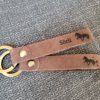 Schlüsselanhänger aus Leder