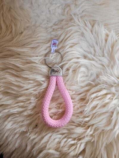 Schlüsselanhänger, Segelseil 2.0 rot, pink, lila, rosa – Bild 2