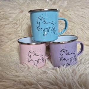 Emaille-Tasse Little dots