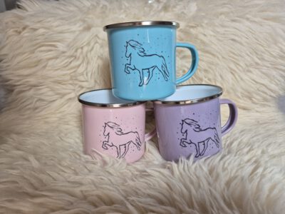 Emaille-Tasse Little dots