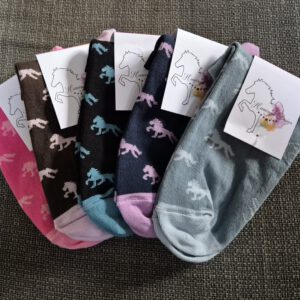 Sneaker-Socken mit Islandpferd