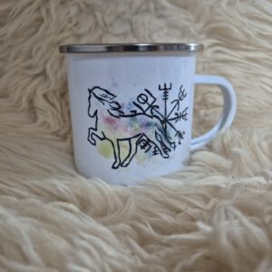 Emaille-Tasse, Regnbogi 2