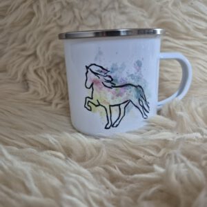 Emaille-Tasse, Regnbogi