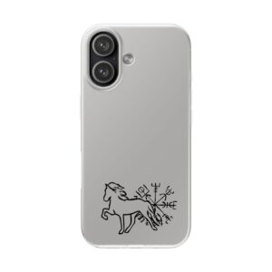 Copy of Cat Pattern Phone Case — Cute Grey Kitty Faces & Fishbone iPhone Cover