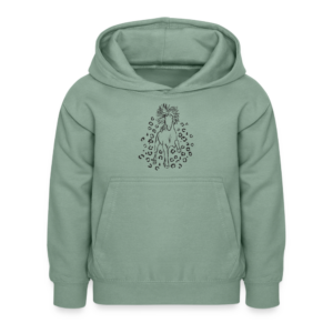 Kinder Hoodie mit Islandpferd