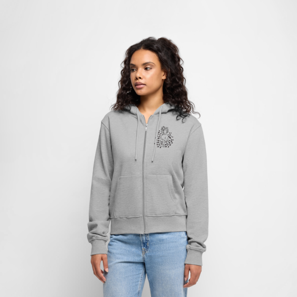 Kapuzenjacke mit Islandpferd und Leo-Print – Bild 3