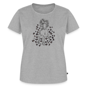 T-Shirt mit Tölter und Leo-Print
