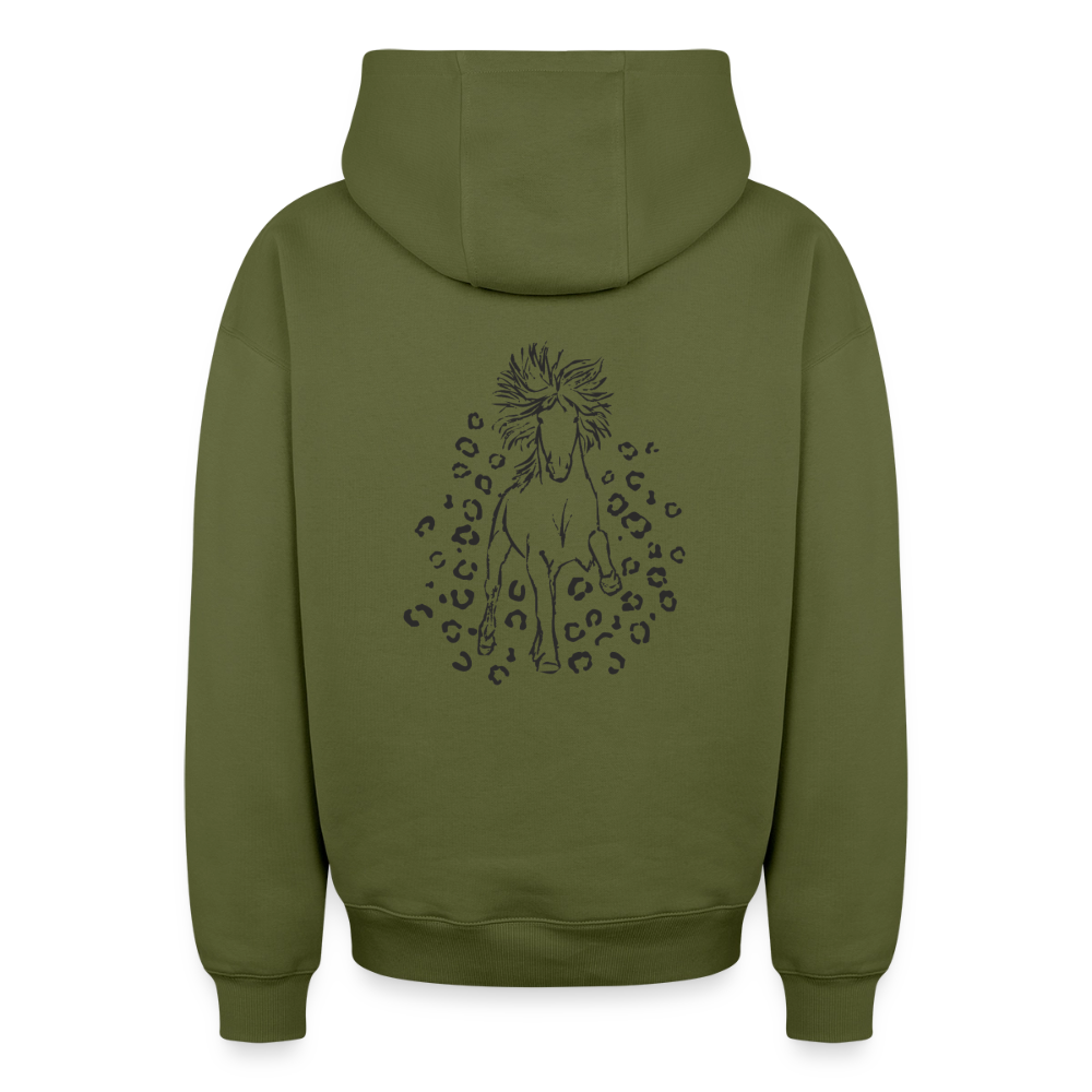 HeavyZip Hoodie mit Islandpferd