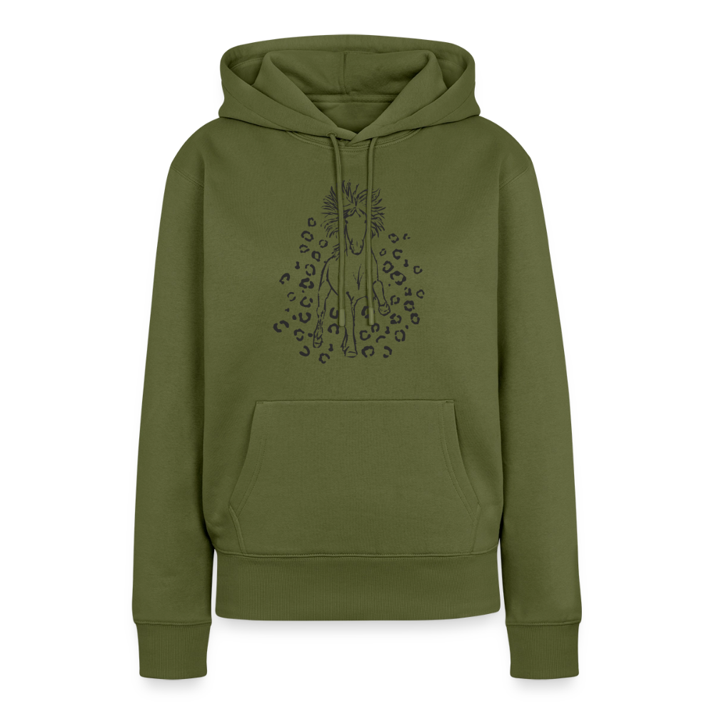 Hoodie mit Islandpferd und Leo-Print