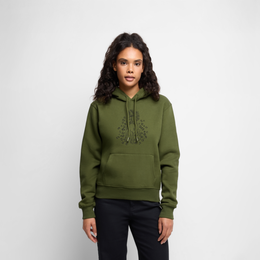 Hoodie mit Islandpferd und Leo-Print – Bild 2